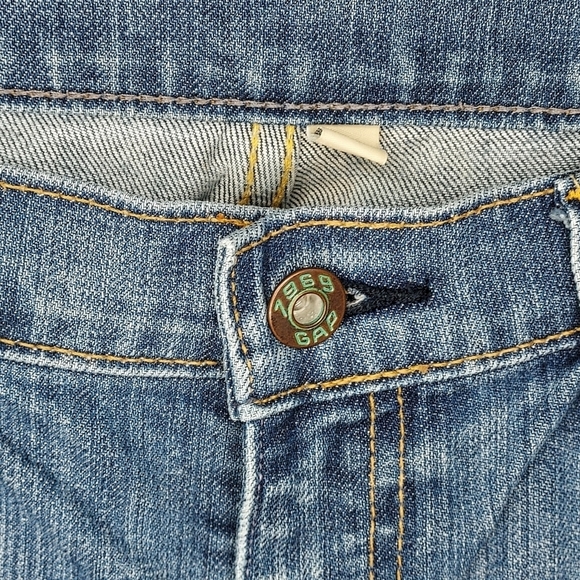 GAP 1969 jeans bootcut stretch vintage med wash low rise 8L - Picture 7 of 11